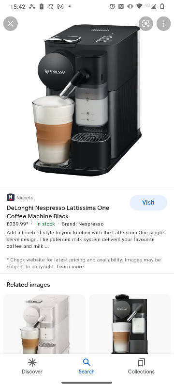 Delonghi Nespresso Latissima | in 